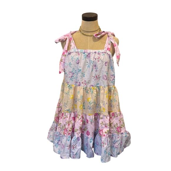 LOVE SHACK FANCY for Target Jeanne Floral Tiered Dress Size L - Picture 1 of 9
